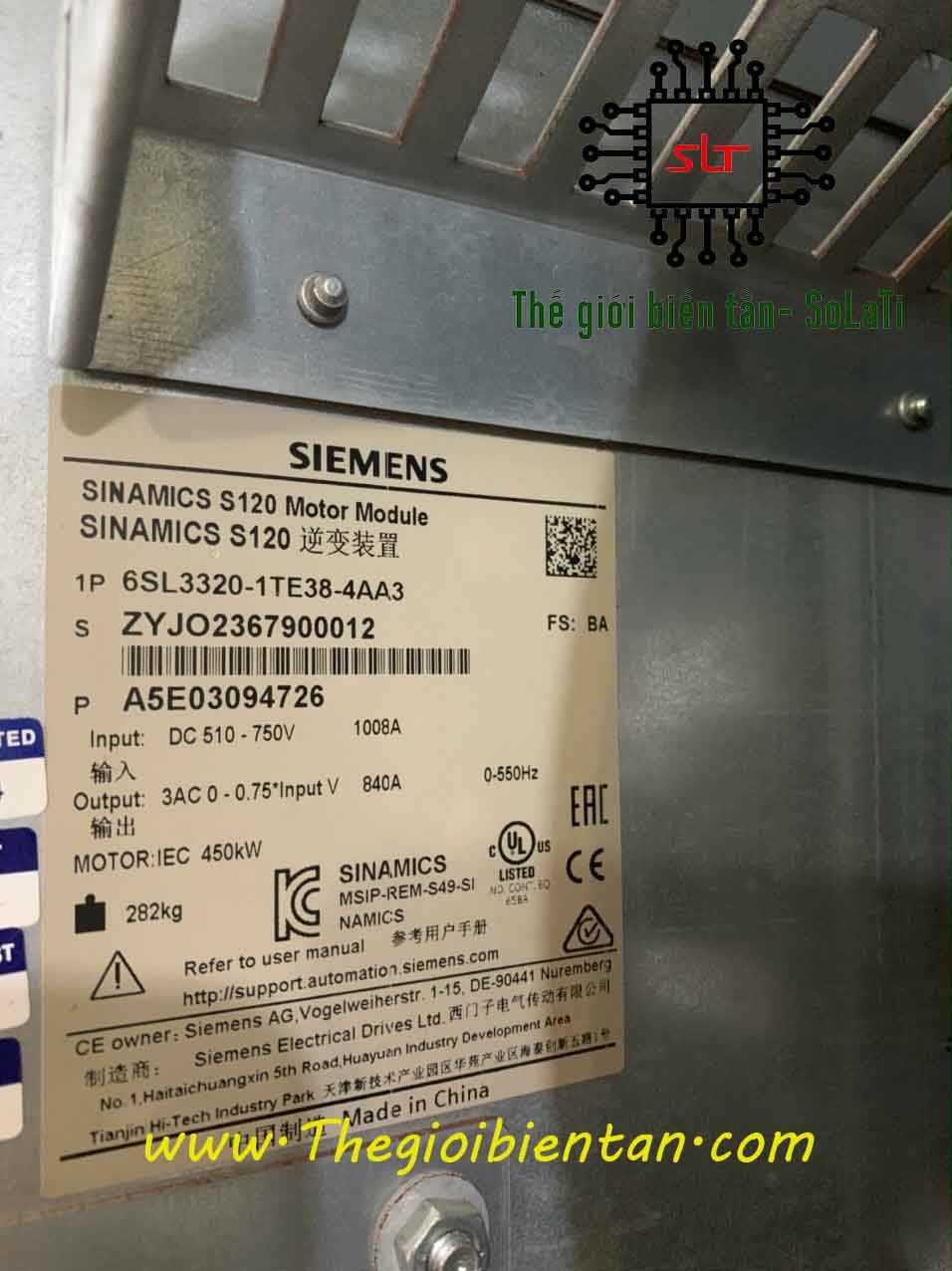 Sửa biến tần Siemens